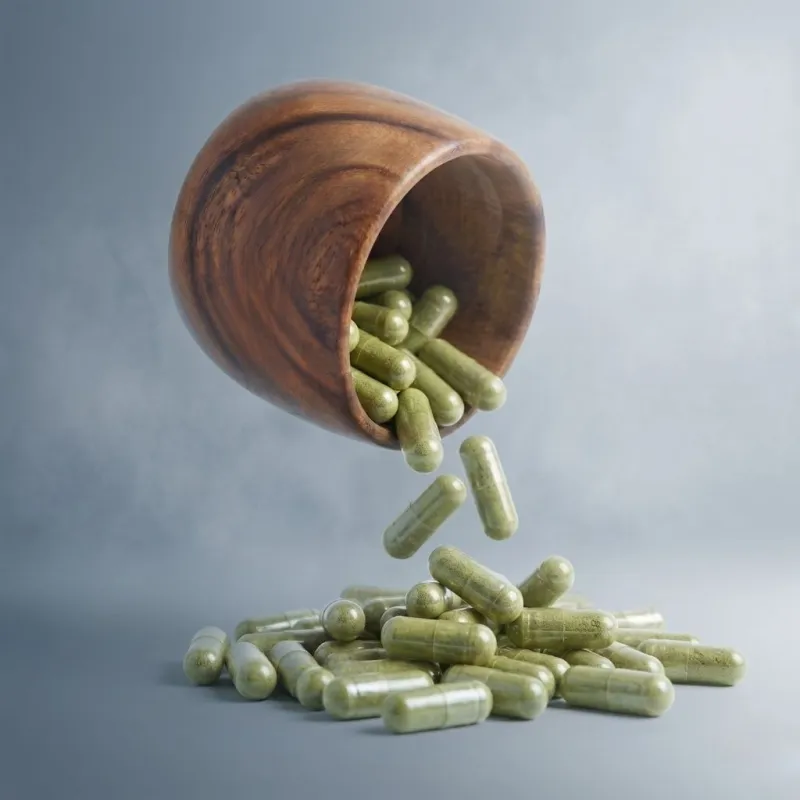 White Borneo veggie capsules