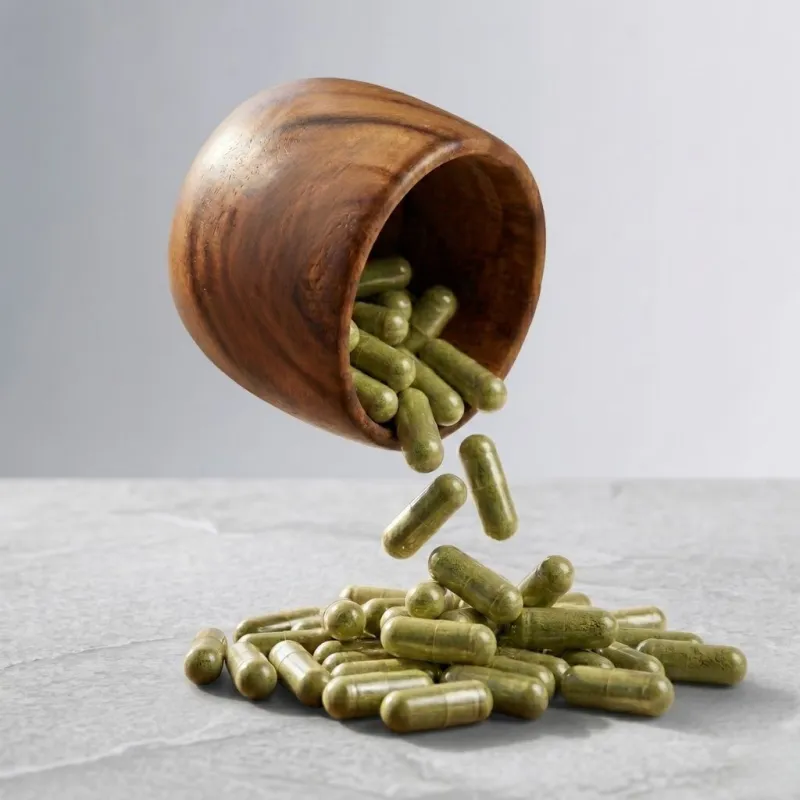 White Kapuas gelatin capsules