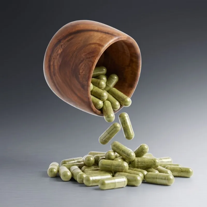 White Maeng Da veggie capsules